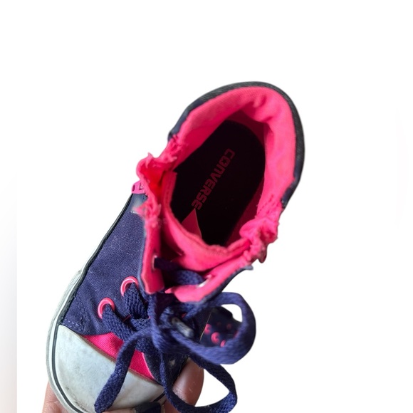 toddler girls pink converse - Picture 4 of 5